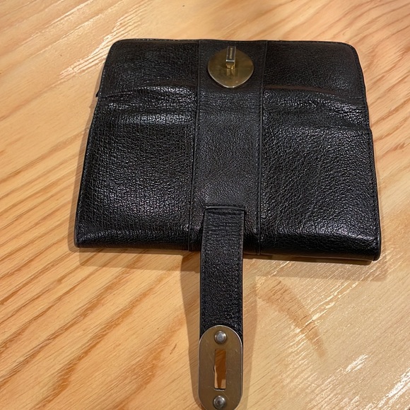 Burberry Black/Brown Metallic Leather Wallet - Picture 6 of 16